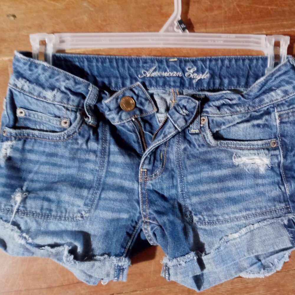 Denim shorts
